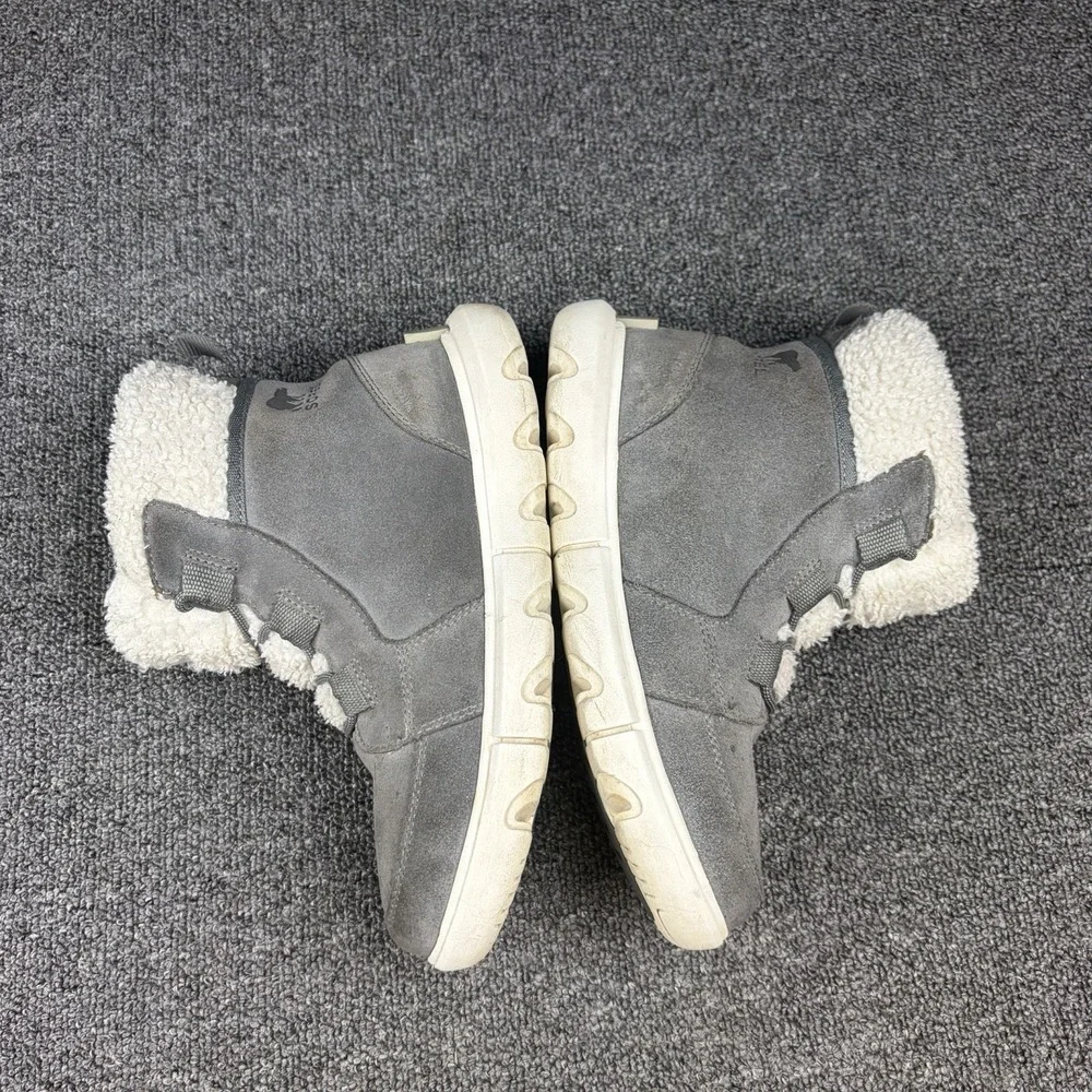 Sorel Explorer II Carnival Cozy Waterproof Boots Women 7.5 Gray Suede NL4451-052